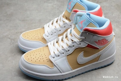 SE AIR - MID JORDAN 1 (W) SESAME 0726